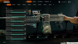 GPMG-7 LMG - GOLD MONTAGE - CALL OF DUTY: BO6 (XBOX-S CONSOLE PLAYER)