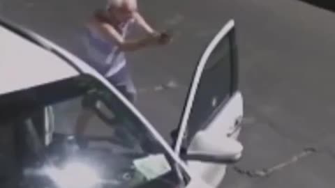 WHEN VIOLENCE IS THE ANSWER - Grandpa Fights Back Against Carjackers 🔥✊👊🫵👑