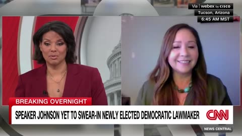 Speaker Johnson yet to swear in newly elected Democratic lawmaker