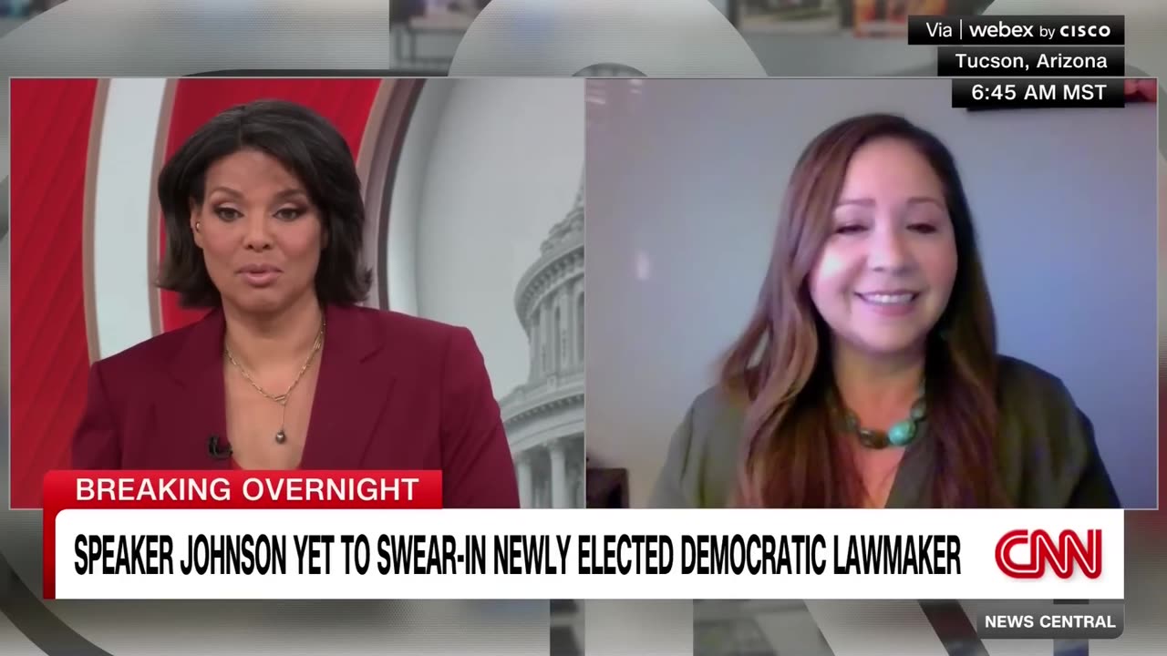 Speaker Johnson yet to swear in newly elected Democratic lawmaker