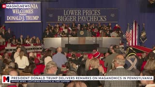🇺🇸 President Trump Delivers Remarks on MAGANOMICS in Mount Pocono, Pennsylvania [LIVE]