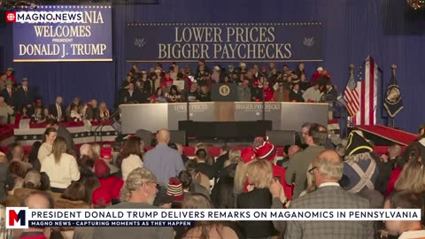 🇺🇸 President Trump Delivers Remarks on MAGANOMICS in Mount Pocono, Pennsylvania [LIVE]