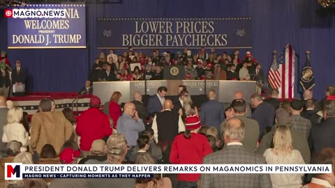 🇺🇸 President Trump Delivers Remarks on MAGANOMICS in Mount Pocono, Pennsylvania [LIVE]