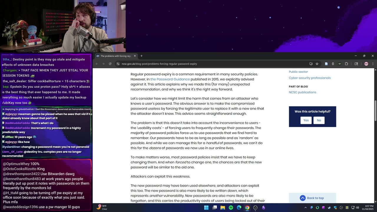 [Mirror] Destiny YouTube Stream