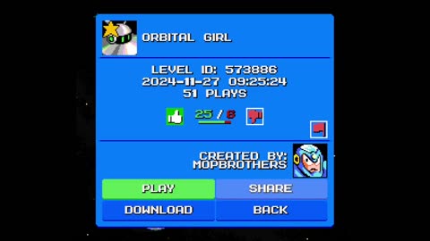 Mega Man Maker Level Highlight: "Orbital Girl" by MopBrothers