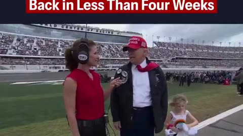 President Trump at Daytona 500: We brought the American Spirit back in less than four weeks