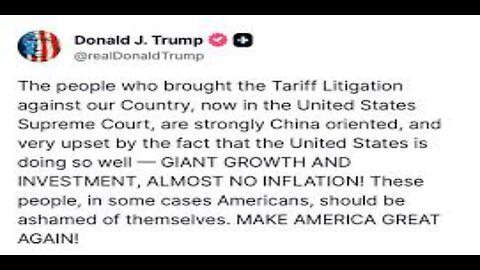 Trump Slams Tariff Lawsuit Companies as 'China-Oriented'