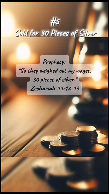 #5 Sold for 30 Pieces of Silver - Jesus Christ Prophecies Fulfilled