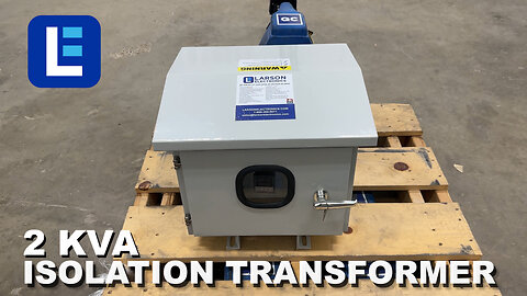 Isolation Transformer - 120V Primary - 20/40V Center-tapped Secondary - NEMA 3R - Larson Electronics