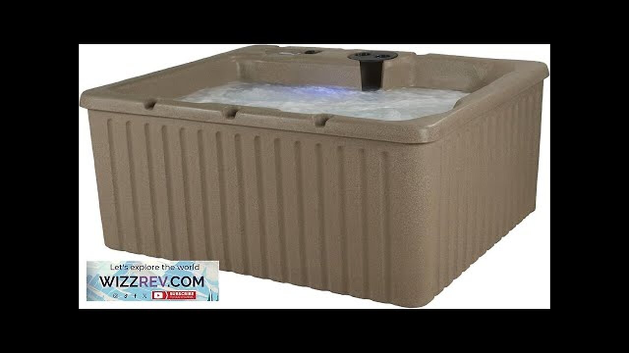 Current Outdoor Hot Tub 3-4 Person Plug and Play Spa with Stainless Review