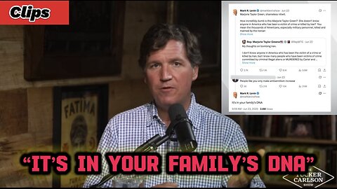 Tucker Carlson GRILLS Mark Levin for saying Kacee Allen has “Antisemitism in his family’s DNA”