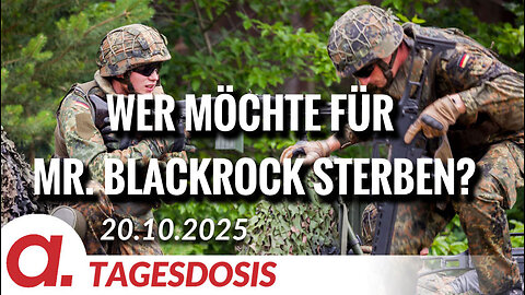 Wer möchte für Mr. BlackRock sterben? | Von Paul Clemente