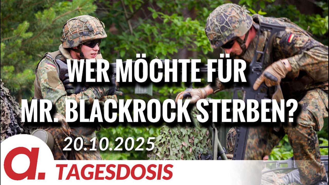 Wer möchte für Mr. BlackRock sterben? | Von Paul Clemente