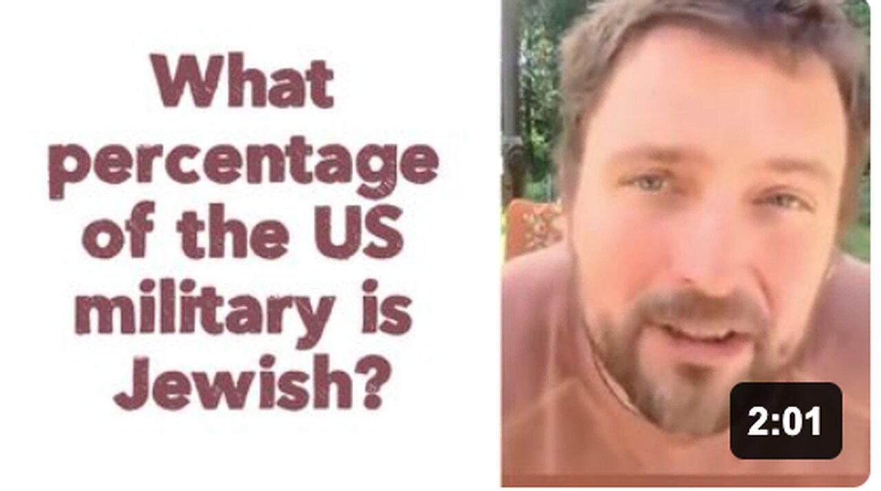 What percentage of the US military is Jewish?