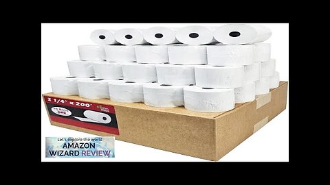 BuyRegisterRolls 2 1/4 x 200 Thermal Paper Rolls Pack of 50 Rolls Review