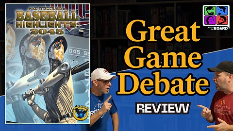 Baseball Highlights 2045 - Great Game Debate Review