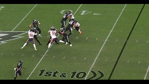 Philadelphia Eagles Jalen Hurts touchdown pass to AJ Brown against Chicago Bears