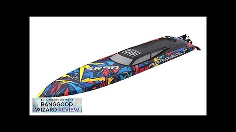 Volantexrc 798-5 SR90 70km/h ARTR 2.4G Brushless RC Boat Water Cooling Ship Review