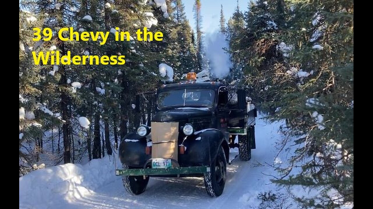 A Little Drive Through the Wilderness with the 1939 Chevy Truck on a Cold Day Feb 10 2025
