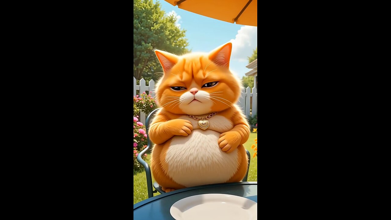 Mischievous cat and the poor rabbit #3danimation #funny #aicat