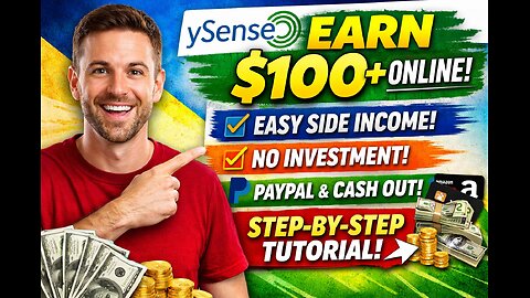 How I Earn Money from ySense 💰 Step-by-Step Guide (US, UK & Worldwide)
