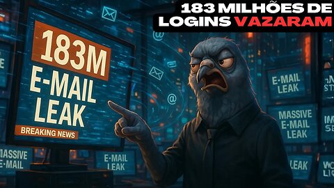 📰183 milhões de logins vazaram — e o Gmail entrou no bolo