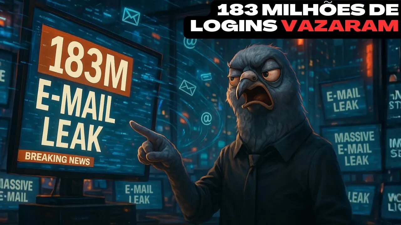 📰183 milhões de logins vazaram — e o Gmail entrou no bolo