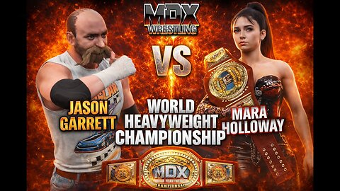 Jason Garrett VS Mara Holloway (MDX WorldHeavyweight Championship) WWE2K25