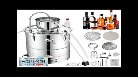 VEVOR Alcohol Still 9 Gal 30L Water Alcohol Distiller Home Distillery Kit Review