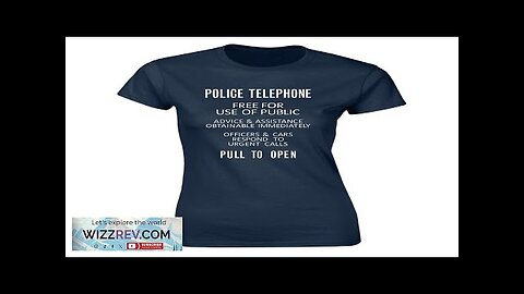 Doctor Who: MCM Convention Exclusive: T-Shirt: TARDIS 'Pull To Open' Sign Review