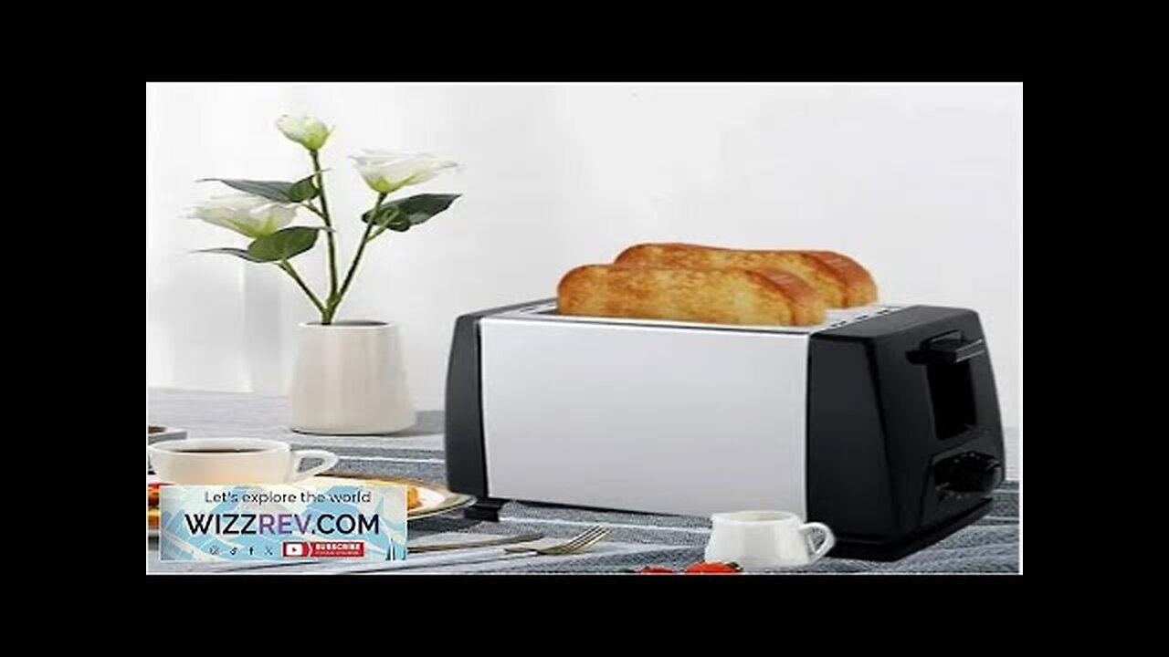 Bread toaster household breakfast toaster multifunctional toaster bread heater Review