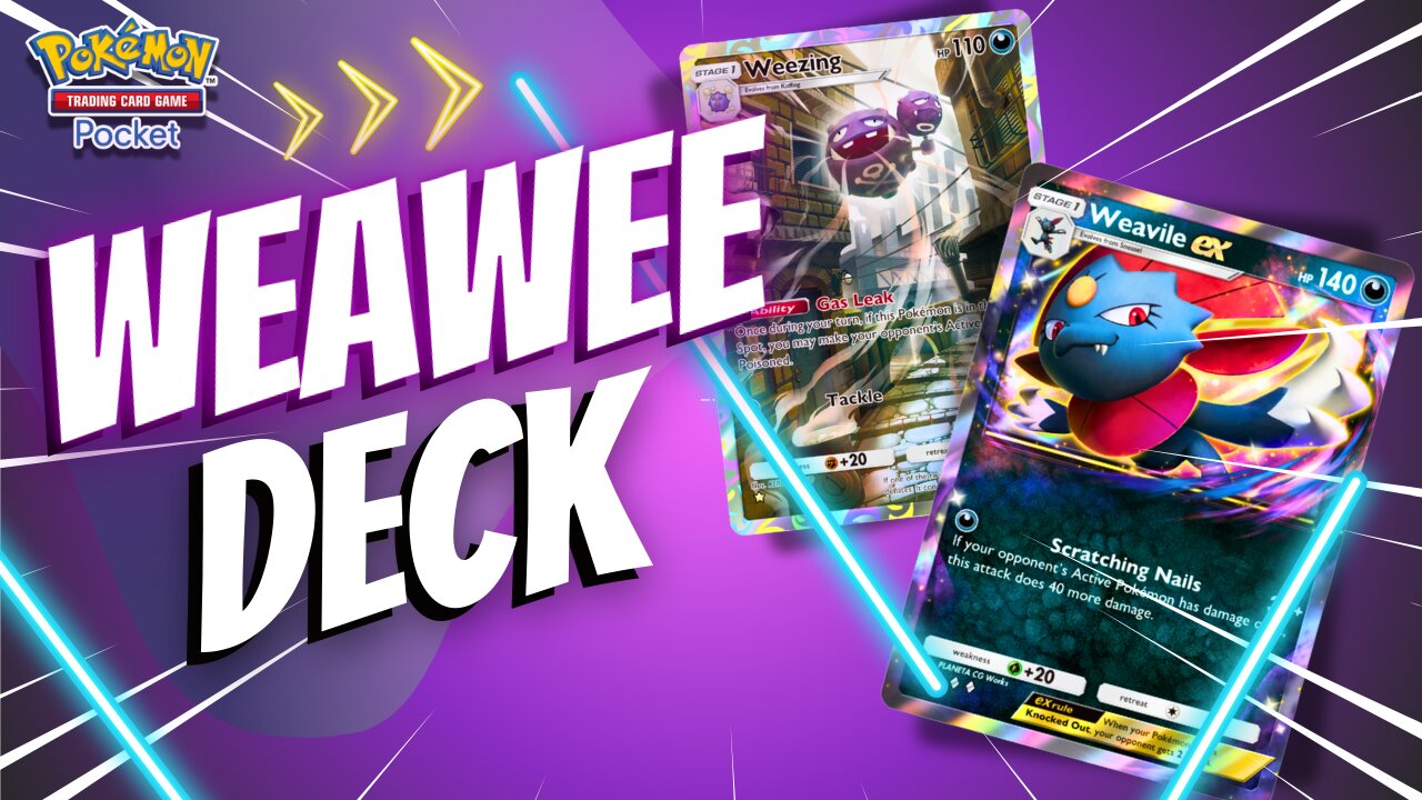 No DARKRAI? No PROBLEM! Try this Weavile-Weezing Deck! | Pokémon TCG Pocket Gameplay