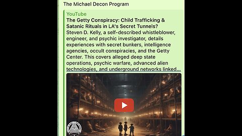 Steven D Kelley & The Michael Decon Program The Getty Child Trafficking