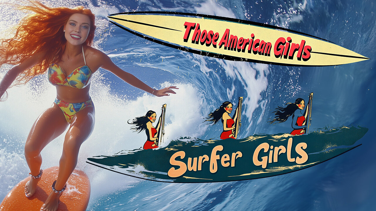 Girls Who Sing Like Beach Boys! Surfer Girls Surf!