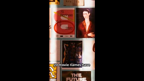 20 movie names have you watched them yet!? ~ 01