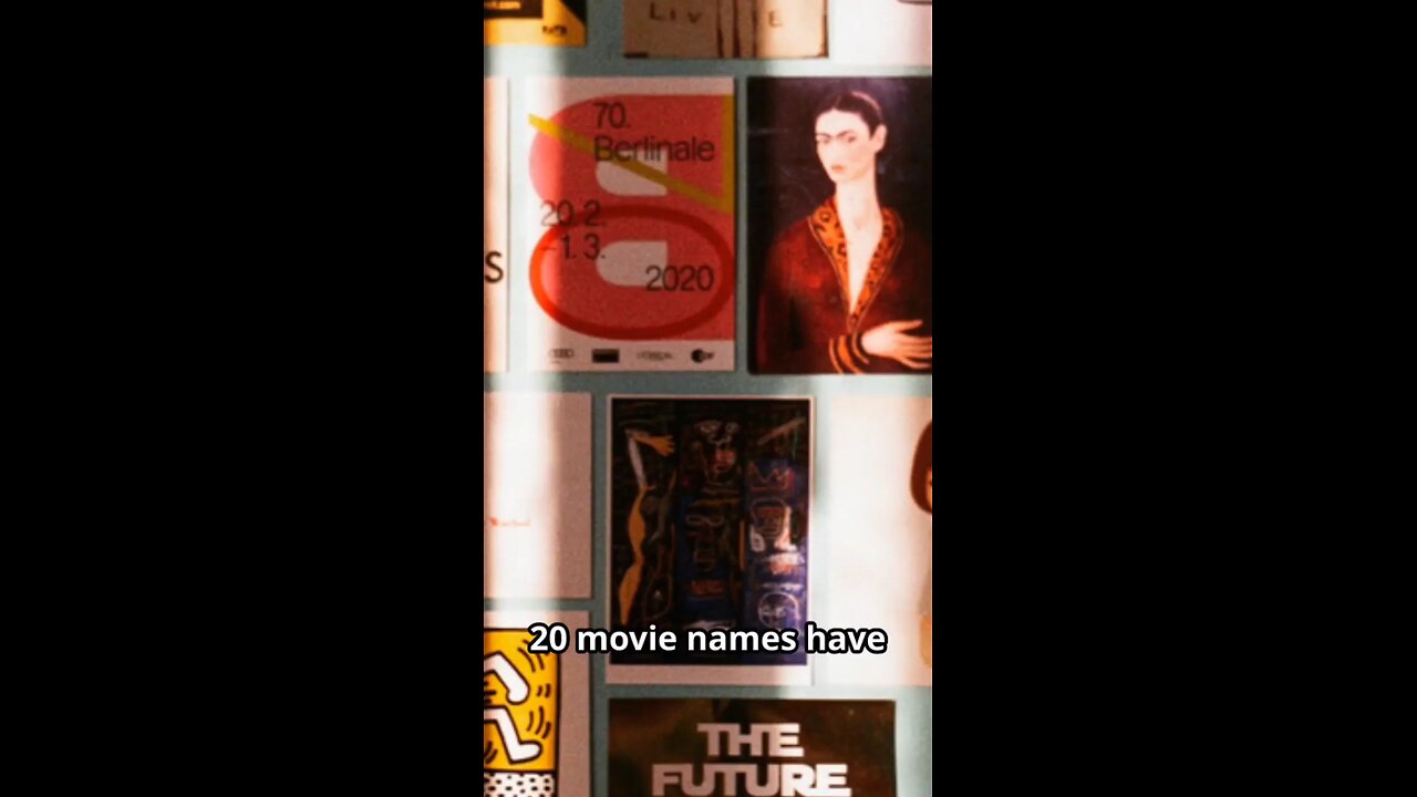 20 movie names have you watched them yet!? ~ 01