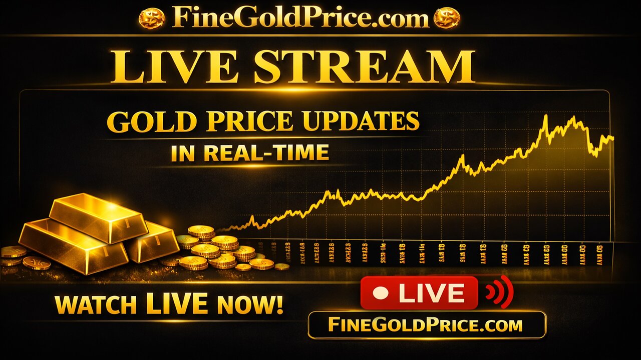 Live Gold Price Today: Current Spot Gold Rate USD Per Ounce: Real-Time Gold Value, Gold Price Charts