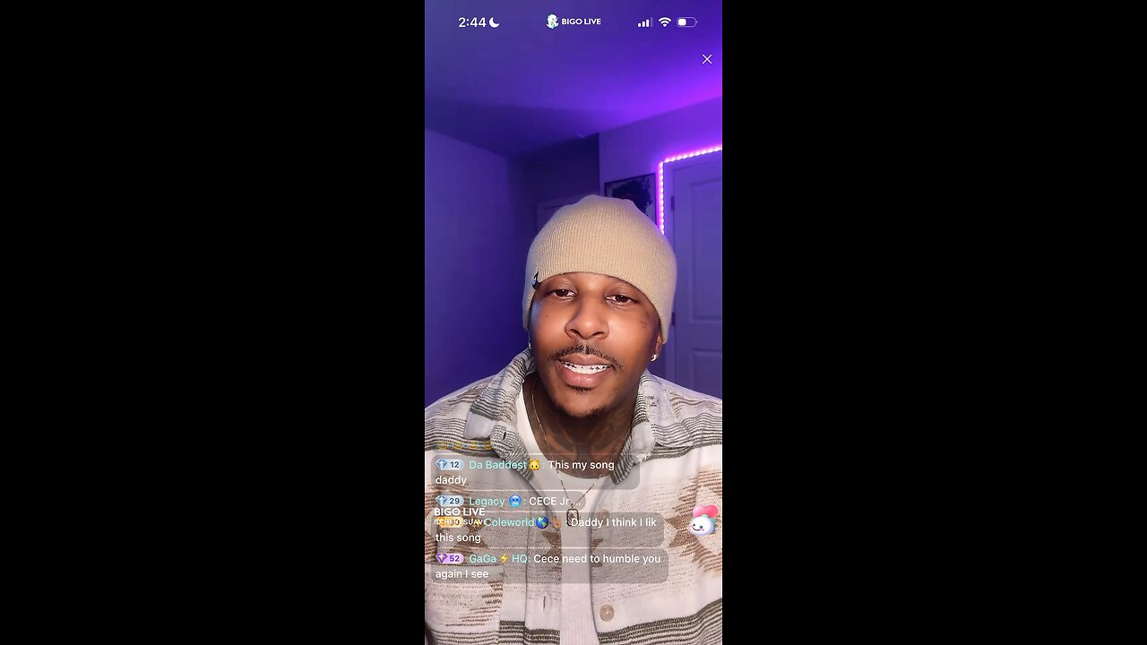 LIONEL / LYSOL INTRO EVENING BIGO LIVE