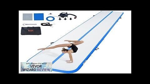 VEVOR Gymnastics Air Mat 4 inch Thickness Inflatable Gymnastics Tumbling Mat Tumble Review