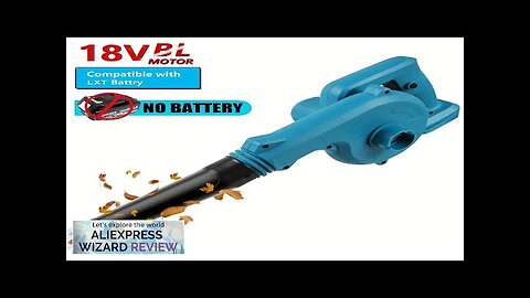 Cordless Leaf Blower Electric Air Blower Cordless Garden Tools For 18V Makita Review