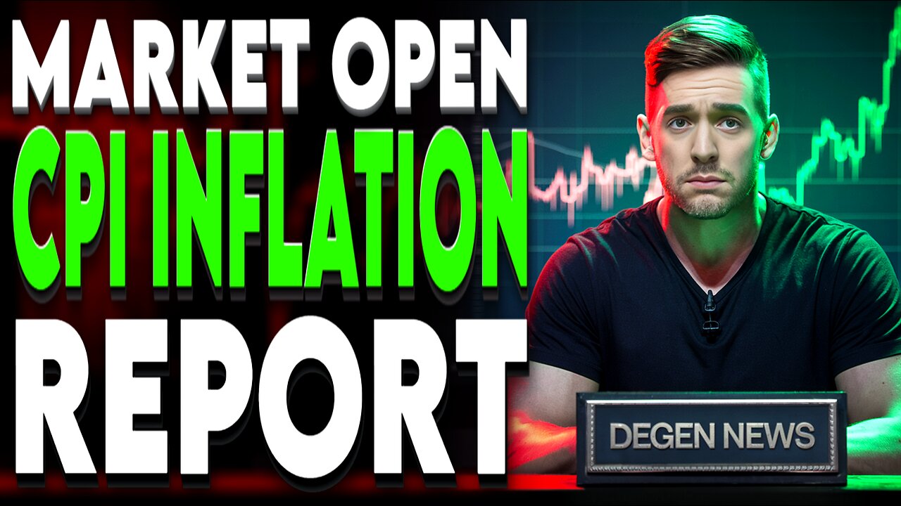 CPI Inflation Report: Time To Buy The Dip?! (DJT, MSTR, NVDA & TSLA) || The MK Show