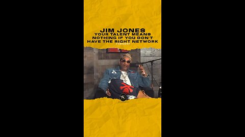 @jimjonescapo Your talent means nothing if you don’t have the right network