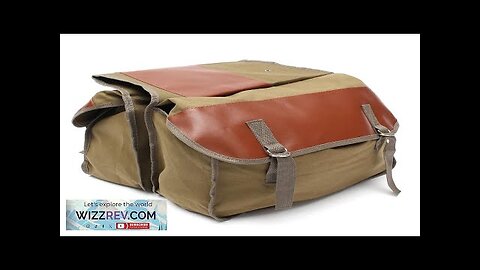 Motorcycle Canvas Saddlebags Equine Back Pack For Haley Sportster/Honda Review