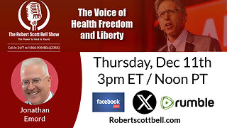 Jonathan Emord, Free Speech Battles, FDA Overreach, Health Freedom, Long Covid Infections, Sleep Apnea - The RSB Show 12-11-25