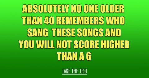 Who sang these songs?