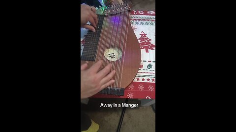 Away in a Manger on the Zither