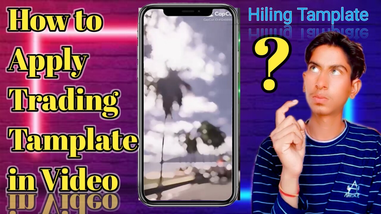 How to Apply Hiling Template in video ||
