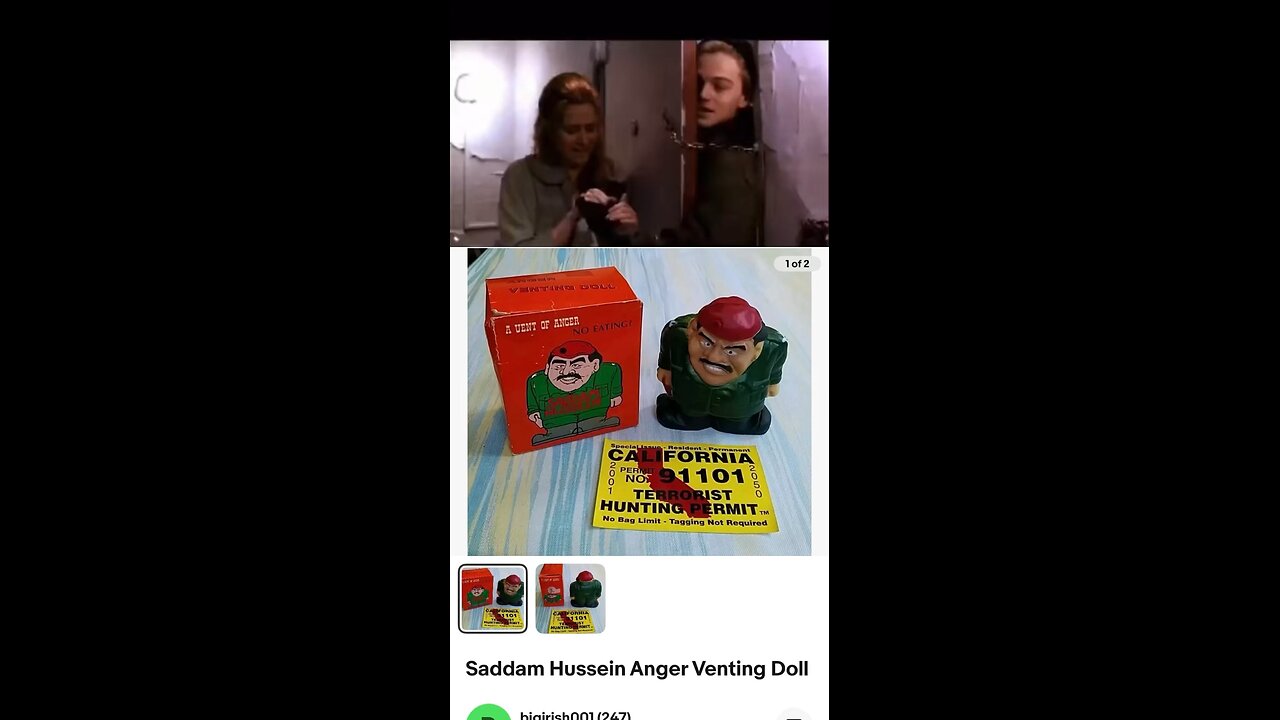 Saddam Hussein Anger Venting Doll