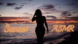 ASMR Gina Carla 💦 Sunset Swim