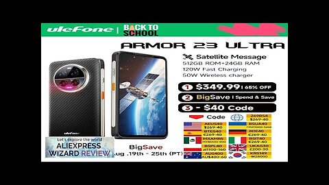 Ulefone Armor 23 Ultra 5G Rugged Phone Satellite Message 120W Smartphone 64MP Review